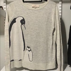 Sweater with penguins!